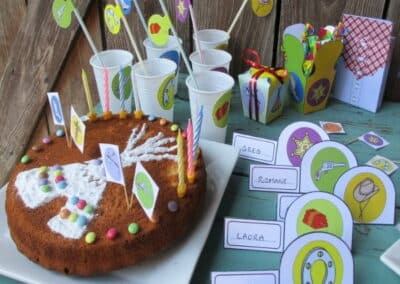 Une Chasse au Trésor - cowboy indien - décoration table