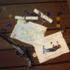 Une Chasse au Trésor - pirate sirène - invitation