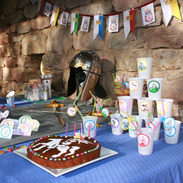 anniversaire thème chevaliers décorations