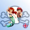 Une Chasse au Trésor en anglais - pirate sirène 4 ans, pirate sirène 5 ans