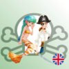 Une Chasse au Trésor en anglais - pirate sirène 6 ans, pirate sirène 7 ans